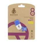 Queen Soft USB2.0 Flash Memory-8GB آبی (گارانتی مادام العمر شرکت آی تین)