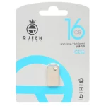 (گارانتی مادام العمر شرکت آی تین) نقره ای Queen Cell USB2.0 Flash Memory-16GB