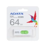 ADATA UV320 USB 3.2 Flash Memory-64GB سفید سبز - (گارانتی پنج ساله آونگ)