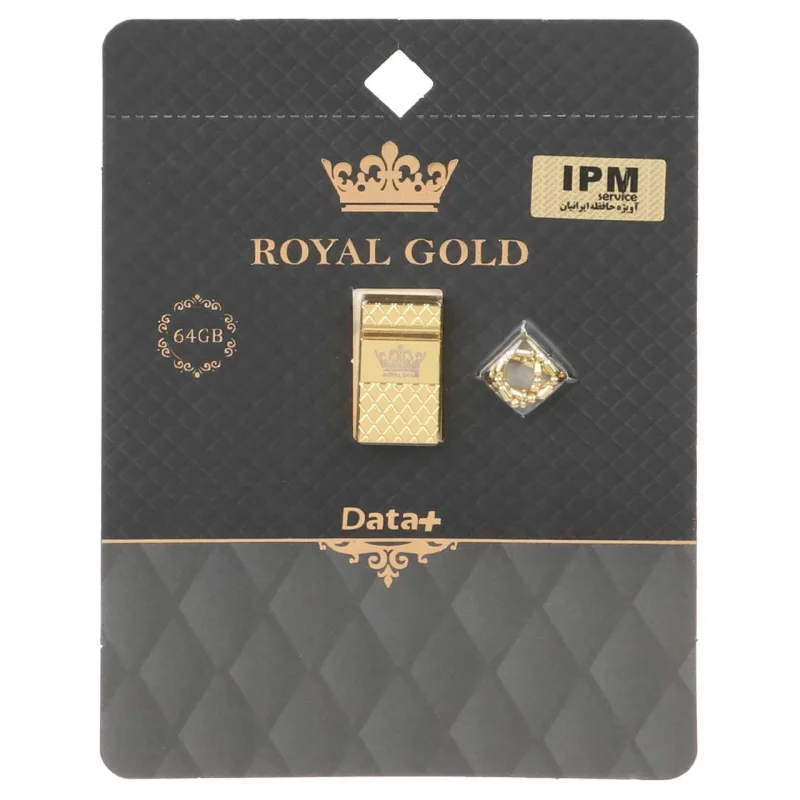 Data Plus Royal Gold USB2.0 Flash Memory - 64GB طلایی (گارانتی مادام العمر IPM) - تصویر 2