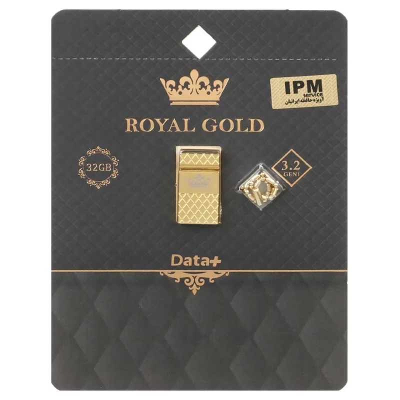 Data Plus Royal Gold USB3.2 Flash Memory - 32GB طلایی (گارانتی مادام العمر IPM) - تصویر 2