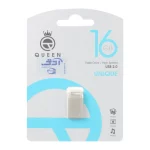 Queen UNIQUE USB2.0 Flash Memory-16GB نقره ای (گارانتی مادام العمر شرکت آی تین)