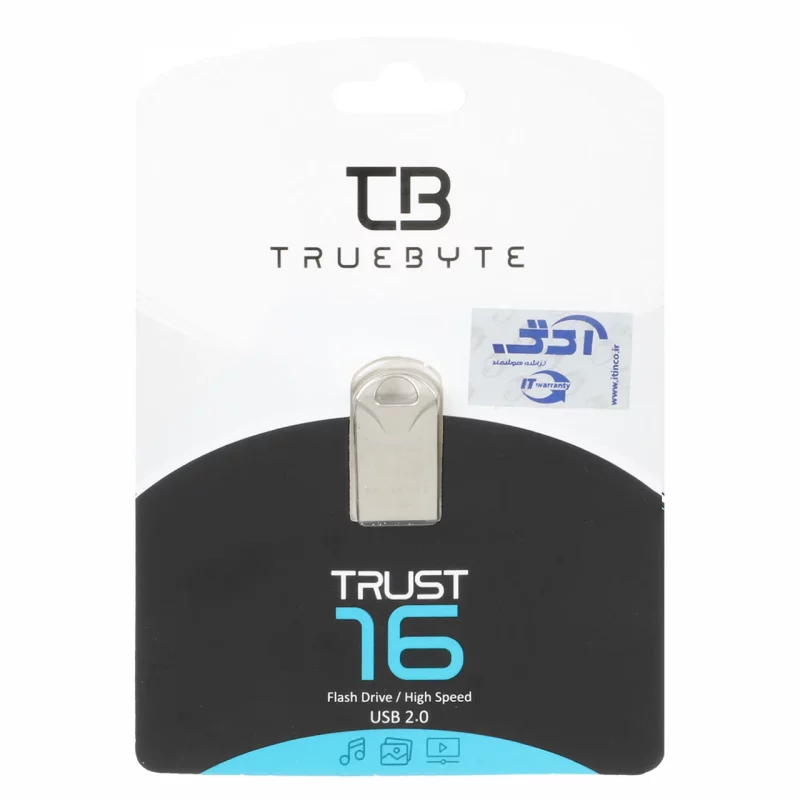 TRUEBYTE TRUST USB2.0 Flash Memory-16GB نقره ای (گارانتی مادام العمر شرکت آی تین) - تصویر 2