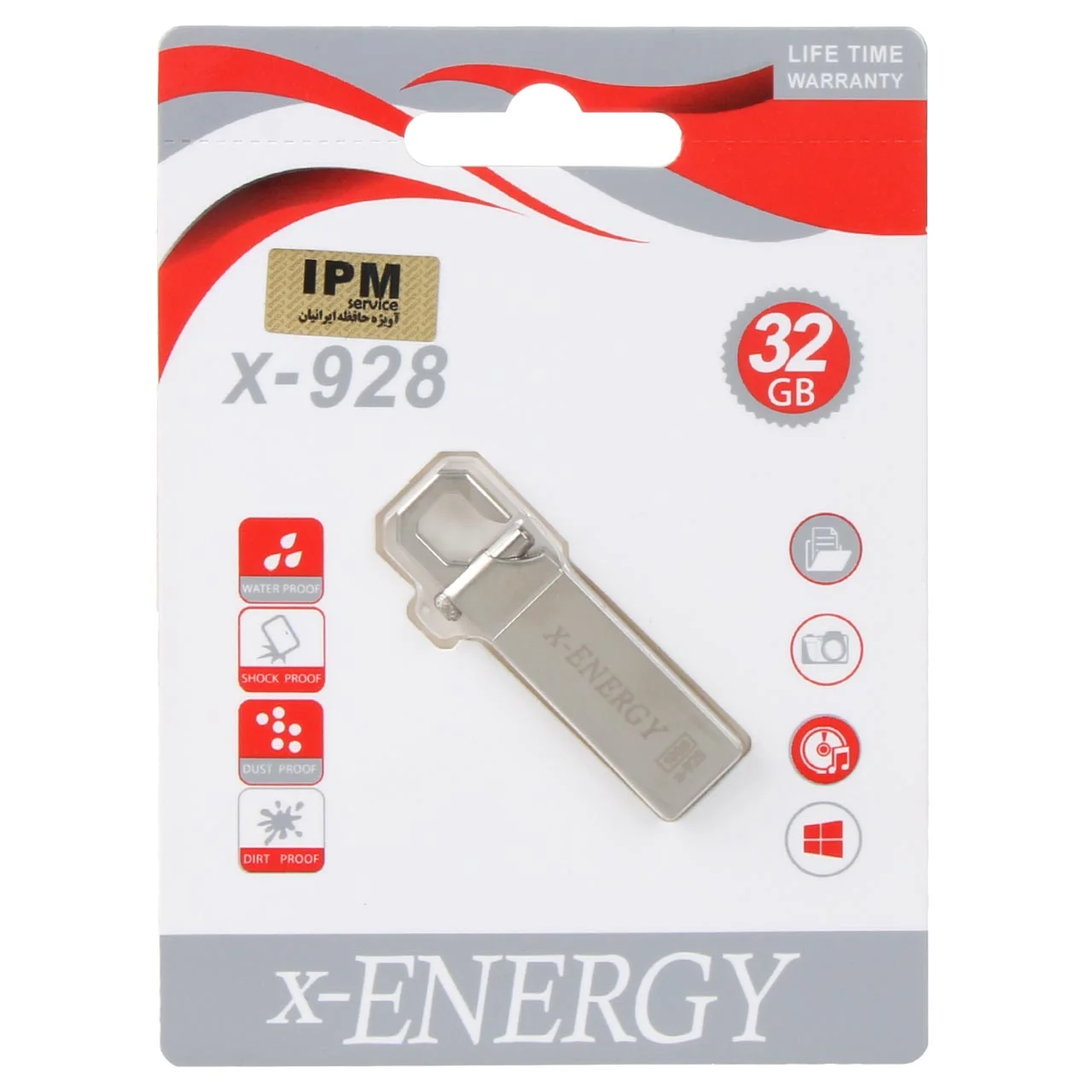 1398-74840-1 X-ENERGY X-928 USB2.0 Flash Memory-32GB - تصویر 1