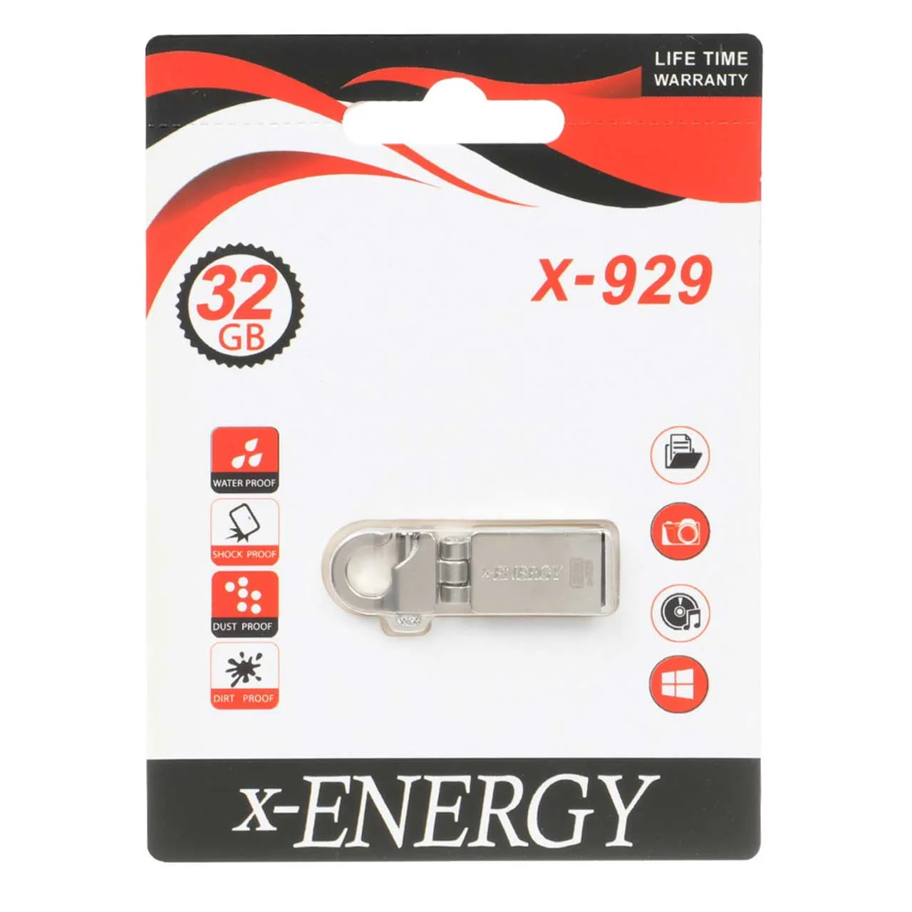 1398-74846-1 X-ENERGY X-929 USB2.0 Flash Memory-32GB - تصویر 1