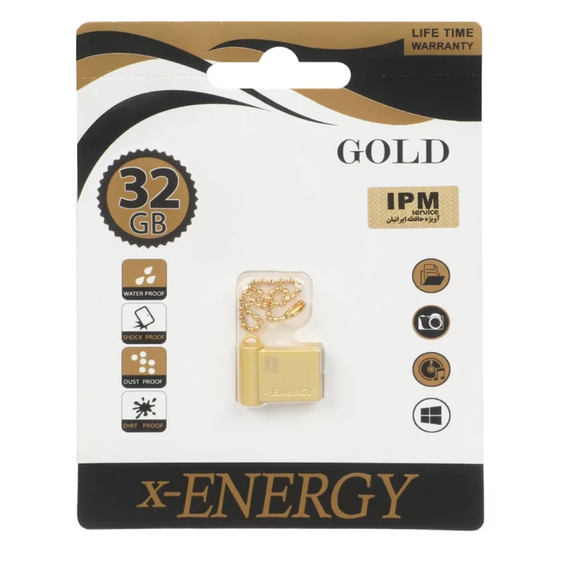 X-ENERGY Gold USB2.0 Flash Memory-32GB - تصویر 2