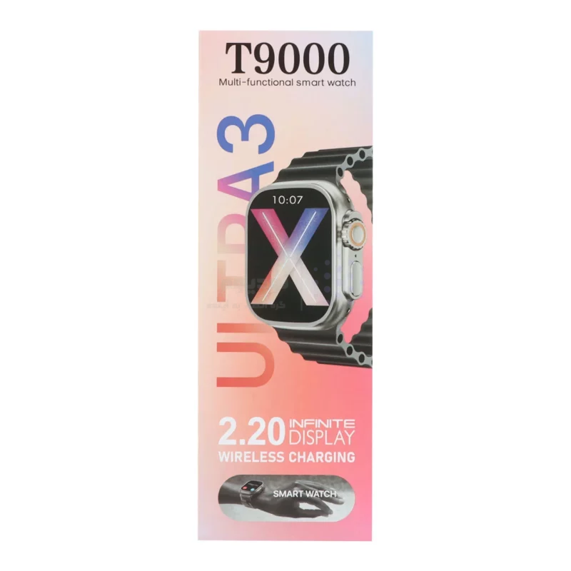 پک ساعت هوشمند مدل T9000 Ultra 3 - مشکی - تصویر 3