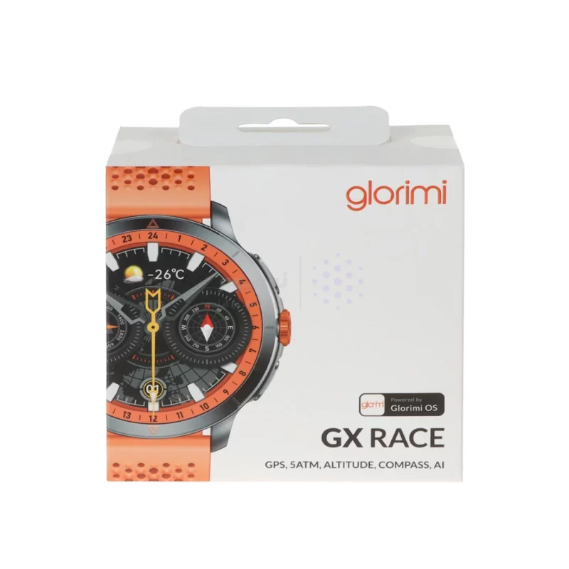 ساعت هوشمند Glorimi مدل GX Race - مشکی نارنجی (گارانتی 12 ماهه شرکتی) - تصویر 3