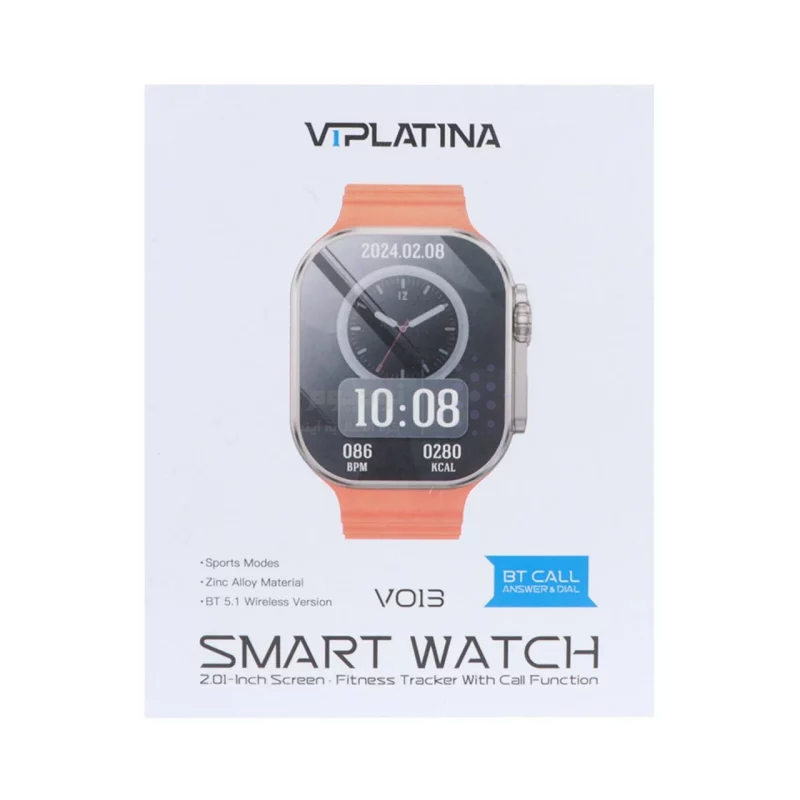 ساعت هوشمند VIPLATINA مدل VO13 - نقره ای (گارانتی 18 ماه تعویض نیکان همراه) - تصویر 3