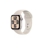 ساعت هوشمند اپل واچ SE سری 10 مدل Starlight Al Star SB - 44MM - استارلایت - اصلی (گارانتی 12 ماهه شرکتی)