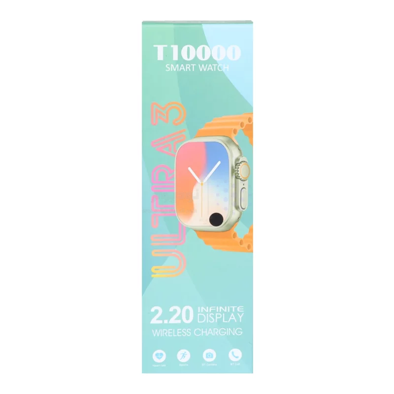 پک ساعت هوشمند teket مدل T10000 ULTRA 3 - مشکی - تصویر 4