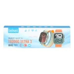 پک ساعت هوشمند teket مدل T60000 ULTRA 3 - نقره ای - تصویر 4