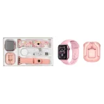 پک ساعت هوشمند و ایرفون بی سیم Wisme مدل WISME-X68 mini - صورتی - DST (گارانتی شش ماهه)