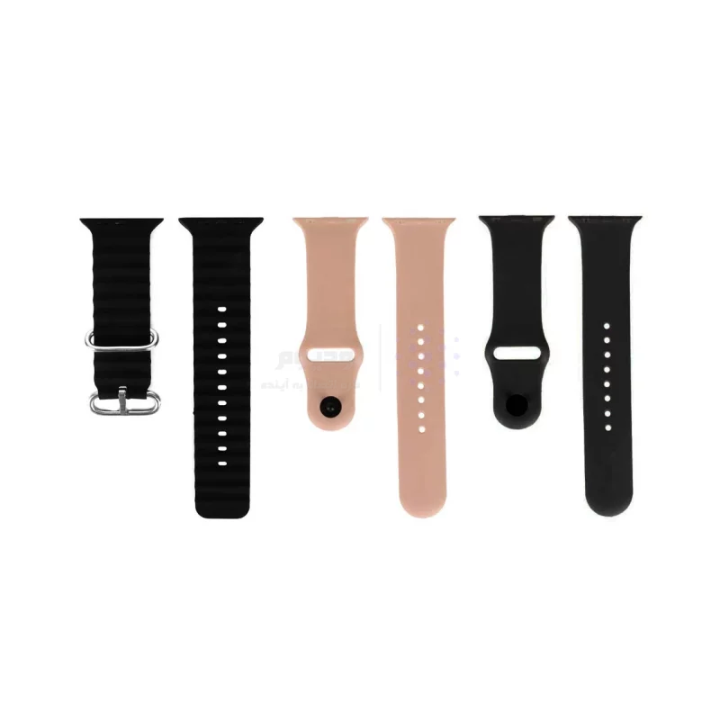 پک ساعت هوشمند KEQIWEAR مدل KW80 ULTRA 3 mini - مشکی - DST (گارانتی شش ماهه) - تصویر 3