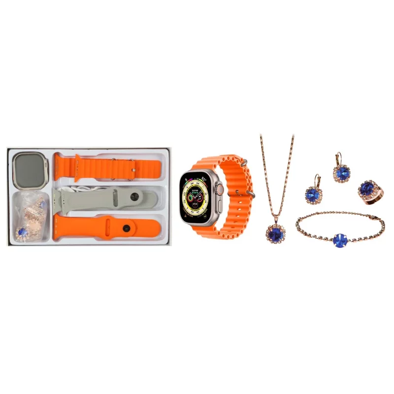 پک ساعت هوشمند KEQIWEAR مدل KW80 ULTRA 3 mini - طلایی - DST (گارانتی شش ماهه) - تصویر 2
