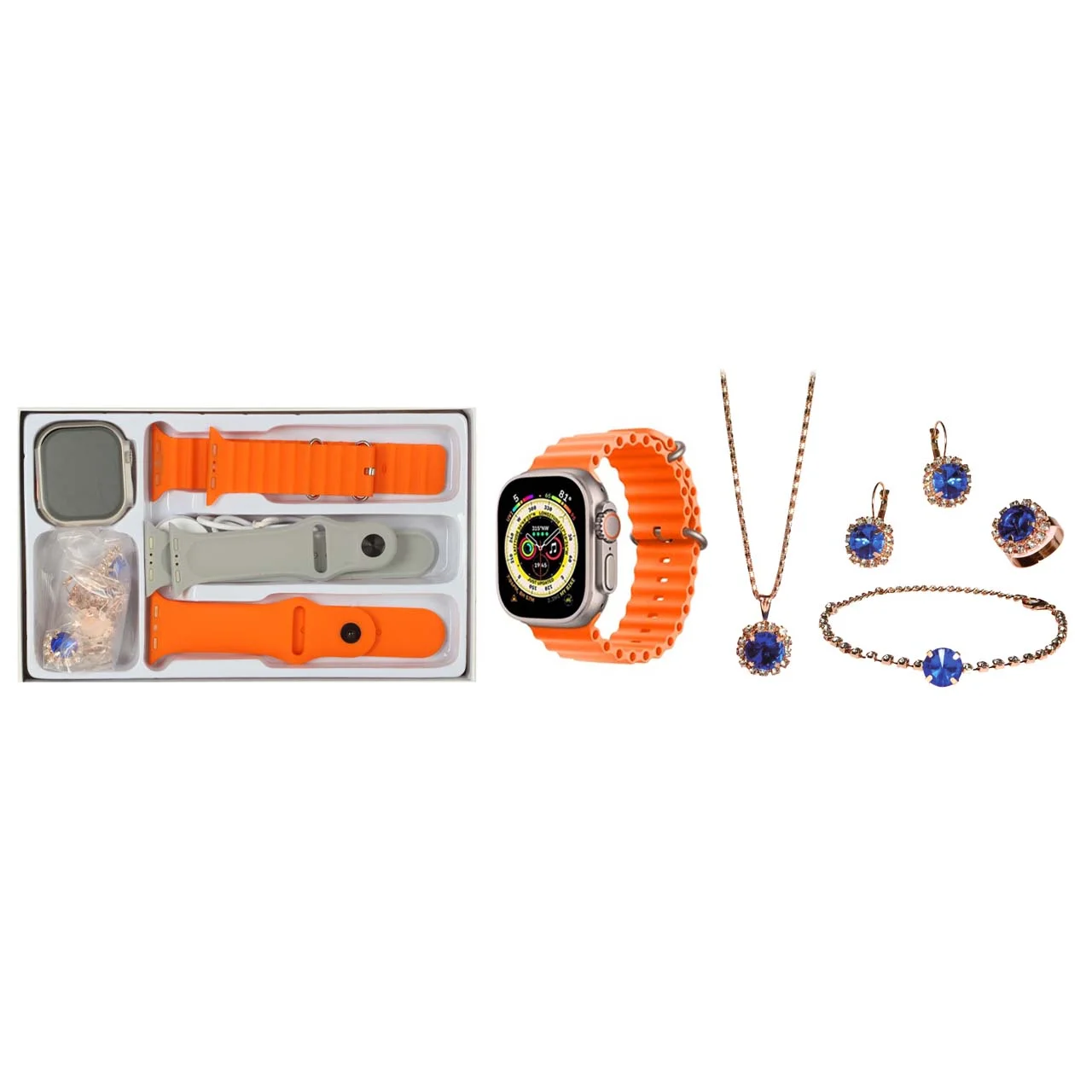 14548-1713548-1 پک ساعت هوشمند KEQIWEAR مدل KW80 ULTRA 3 mini - طلایی - DST (گارانتی شش ماهه) - تصویر 1