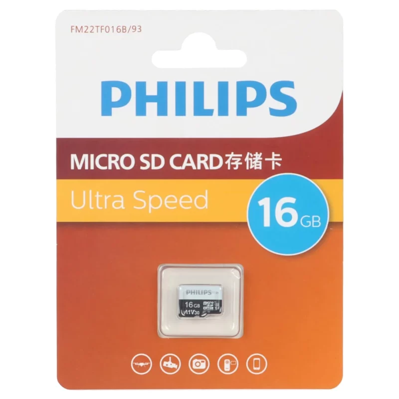 PHILIPS Ultra MicroSDHC Class 10 U3 - 16GB (گارانتی IPM) - تصویر 2