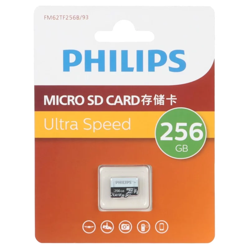 PHILIPS Ultra MicroSDXC Class 10 U3 - 256GB (گارانتی IPM) - تصویر 2