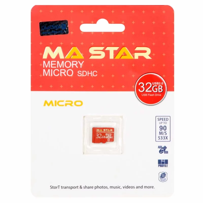 MA Star MicroSDHC U1 533X 90Mb/s - 32GB - (گارانتی فراگامان) - تصویر 2