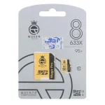 (گارانتی مادام العمر شرکت آی تین) Queen tech microSDHC & adapter U1 Class 10 633X -95MB/s - 8GB مشکی طلایی - تصویر 3