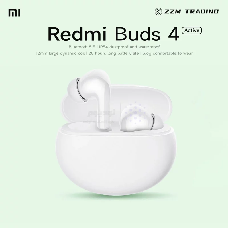 ایرفون بی سیم شیائومی مدل Redmi Buds 4 Active - سفید (گارانتی شش ماهه شرکتی) - تصویر 8
