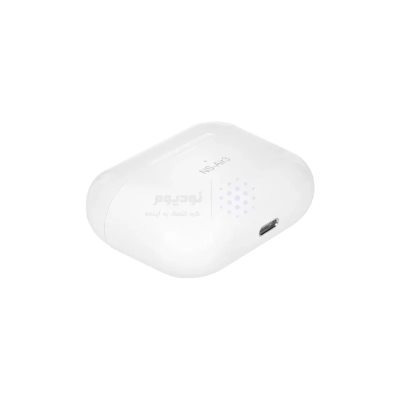 ایرفون بی‌ سیم مدل NS-Air3 به همراه کاور کیس - سفید - تصویر 4