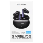 ایرفون بی سیم VIPLATINA باقابلیت ENC/ANC مدل VT27 - مشکی (گارانتی 18 ماه تعویض نیکان همراه) - تصویر 9