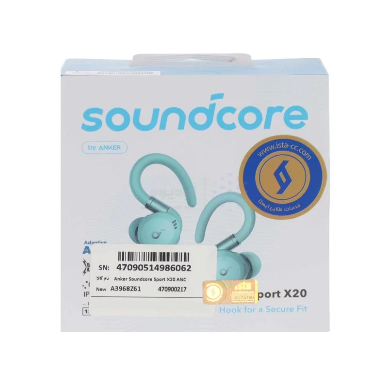 ایربادز بی سیم ANKER مدل Sport X20 ANC A3968Z61 - سبز (گارانتی 18 ماهه حافظه طلایی ایستا) - تصویر 8