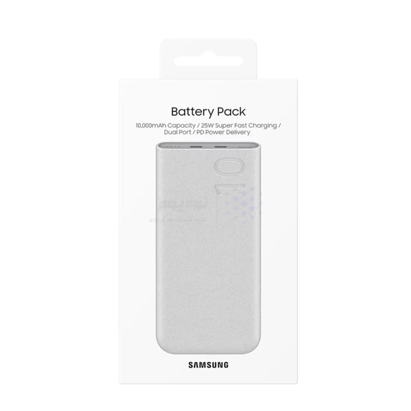 پاوربانک (PD و فست شارژ) Samsung 25W 10000mAh مدل EB-P3400 - بژ - اصلی (گارانتی 18 ماهه شرکتی) - تصویر 6