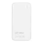پاوربانک (PD و فست شارژ) Miller 22.5W 20000mAh مدل MP-226 - سفید (گارانتی پارتیان پایا)