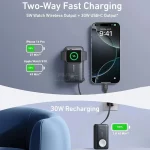 پاور بانک فست شارژ ANKER 10000mAh مدل A1657H11 35W - مشکی (گارانتی 18ماهه حافظه طلایی ایستا) - تصویر 5