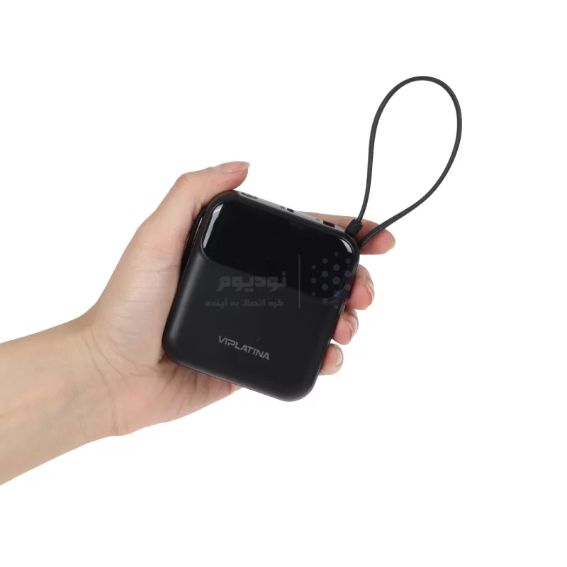 پاوربانک فست شارژ VIPLATINA 10000mAh مدل VP16 22.5W - مشکی (گارانتی 18 ماه تعویض نیکان همراه) - تصویر 6