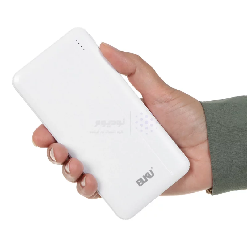 پاوربانک فست شارژ BUKU 10000mAh مدل PB-106 12W - سفید - MMS - تصویر 6