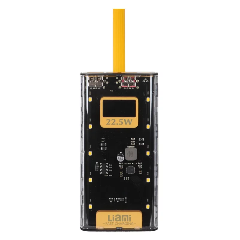 پاوربانک (PD و فست شارژ) Liami 22.5W 10000mAh مدل LM-7011 - مشکی (گارانتی شش ماهه شرکتی) - تصویر 2