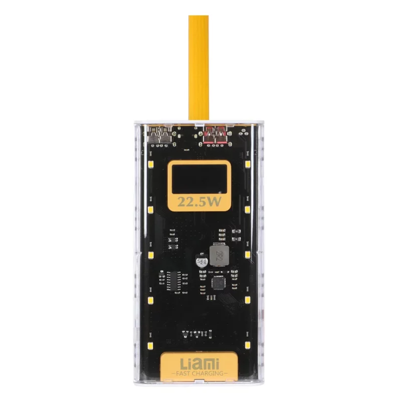 پاوربانک (PD و فست شارژ) Liami 22.5W 10000mAh مدل LM-7011 - سفید (گارانتی شش ماهه شرکتی) - تصویر 2