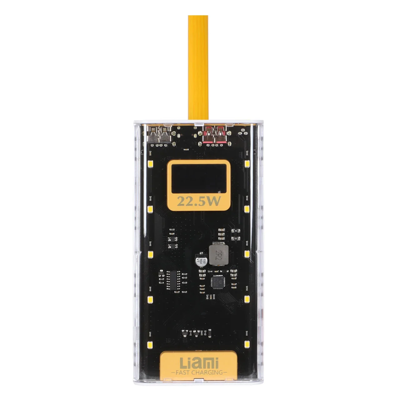 1584-1523542-1 پاوربانک (PD و فست شارژ) Liami 22.5W 10000mAh مدل LM-7011 - سفید (گارانتی شش ماهه شرکتی) - تصویر 1
