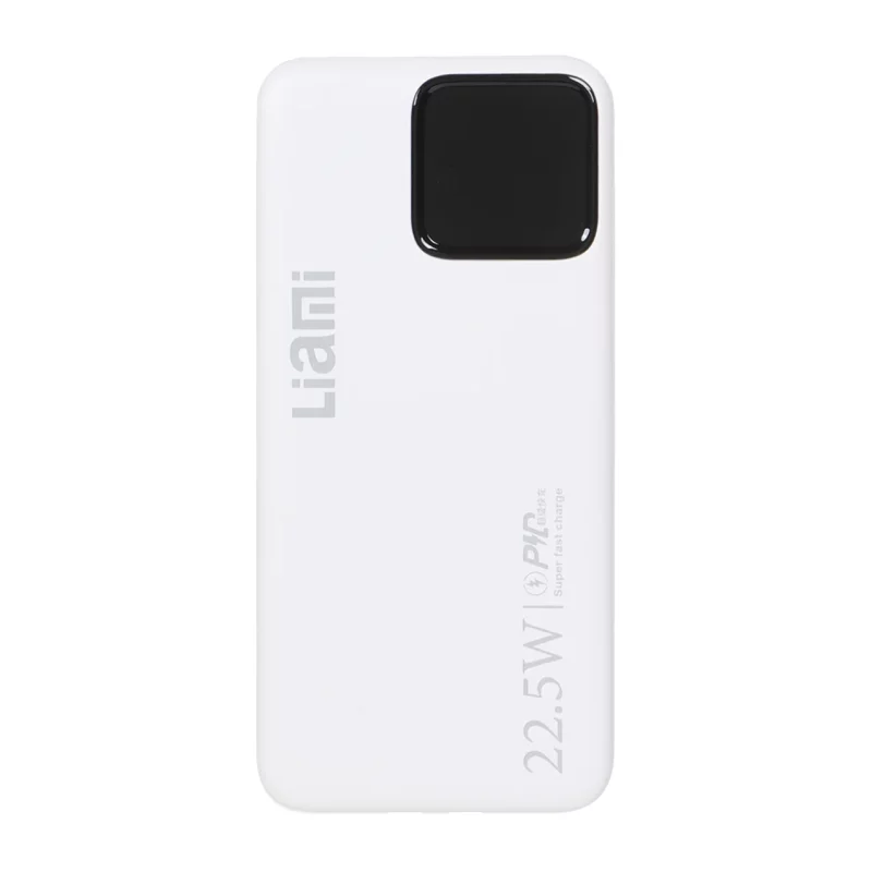 پاوربانک (PD و فست شارژ) Liami 22.5W 10000mAh مدل LM-7010 - سفید (گارانتی شش ماهه شرکتی) - تصویر 2