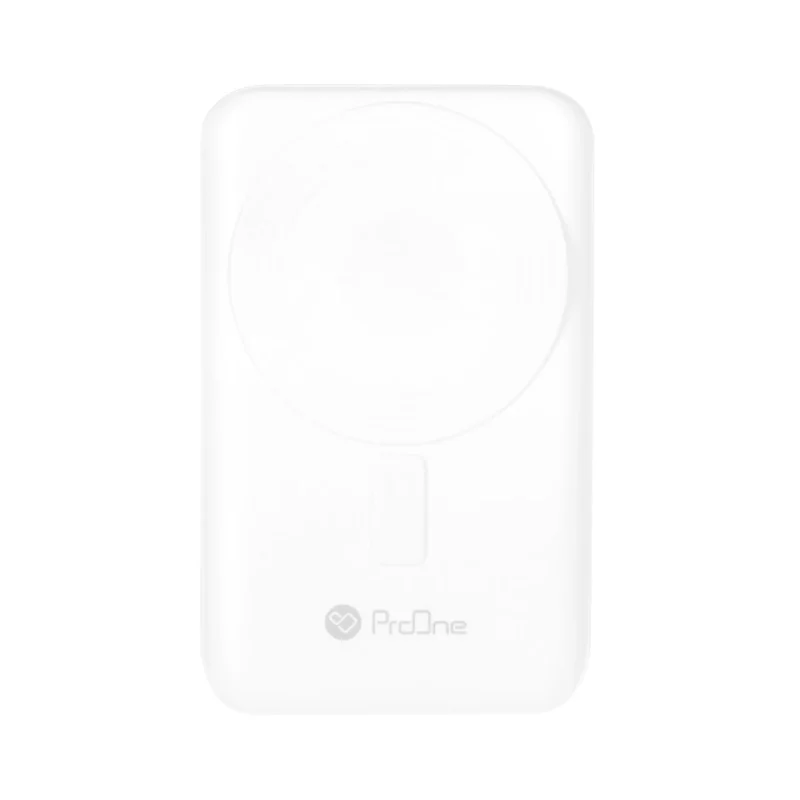 پاوربانک وایرلس و فست شارژ ProOne 10000mAh مدل PPB5119 - سفید(دارای استند موبایل) - تصویر 2