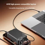 پاوربانک فست شارژ Yesido 20000mAh مدل YP76 65W - مشکی - قابلیت شارژ لپتاپ (گارانتی 18 ماه تعویض نیکان همراه) - تصویر 3