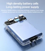 پاوربانک PD و فست شارژ Yesido 20000mAh مدل YP85 22.5W - مشکی (گارانتی 18 ماه تعویض نیکان همراه) - تصویر 12