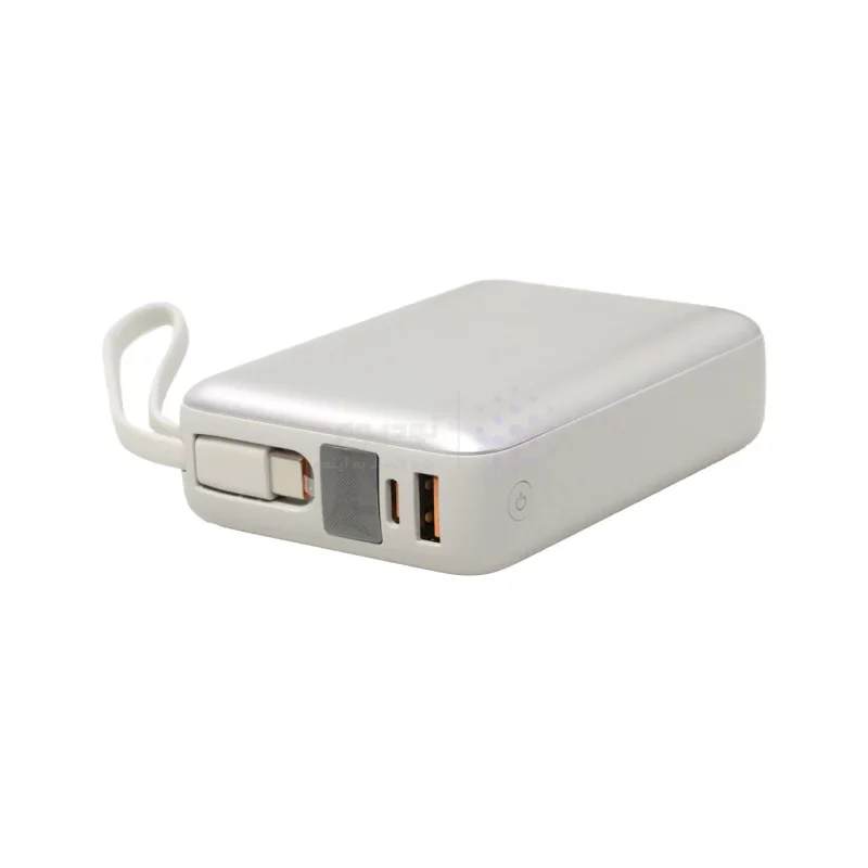 پاوربانک PD و فست شارژ QCY 20000mAh مدل PB20A 45W - نقره ای (گارانتی 18 ماهه شرکتی) - تصویر 4