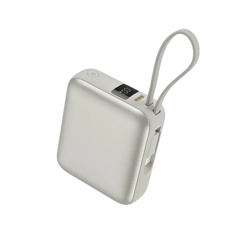 پاوربانک PD و فست شارژ QCY 10000mAh مدل PB10C 35W - نقره ای (گارانتی 18 ماهه شرکتی) - تصویر 2