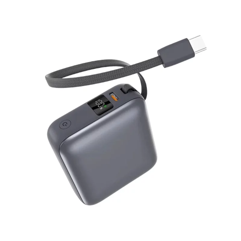 پاوربانک PD و فست شارژ QCY 10000mAh مدل PB10C 35W -خاکستری (گارانتی 18 ماهه شرکتی) - تصویر 2