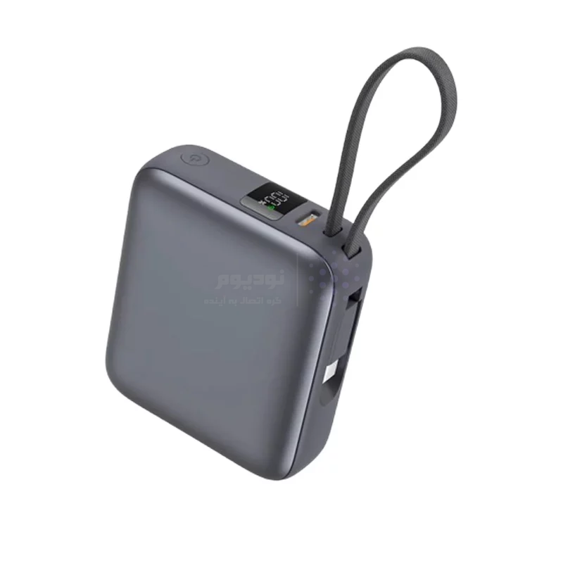 پاوربانک PD و فست شارژ QCY 10000mAh مدل PB10C 35W -خاکستری (گارانتی 18 ماهه شرکتی) - تصویر 3