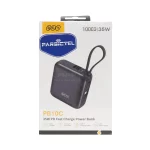 پاوربانک PD و فست شارژ QCY 10000mAh مدل PB10C 35W -خاکستری (گارانتی 18 ماهه شرکتی) - تصویر 7