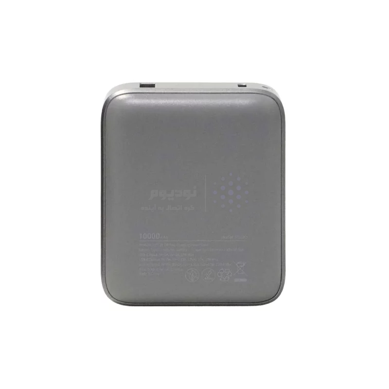 پاوربانک فست شارژ QCY 10000mAh مدل PB10D 22.5W - خاکستری (گارانتی 18 ماهه شرکتی) - تصویر 4