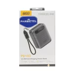 پاوربانک فست شارژ QCY 10000mAh مدل PB10D 22.5W - خاکستری (گارانتی 18 ماهه شرکتی) - تصویر 5