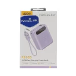 پاوربانک فست شارژ QCY 10000mAh مدل PB10D 22.5W - بنفش (گارانتی 18 ماهه شرکتی) - تصویر 3