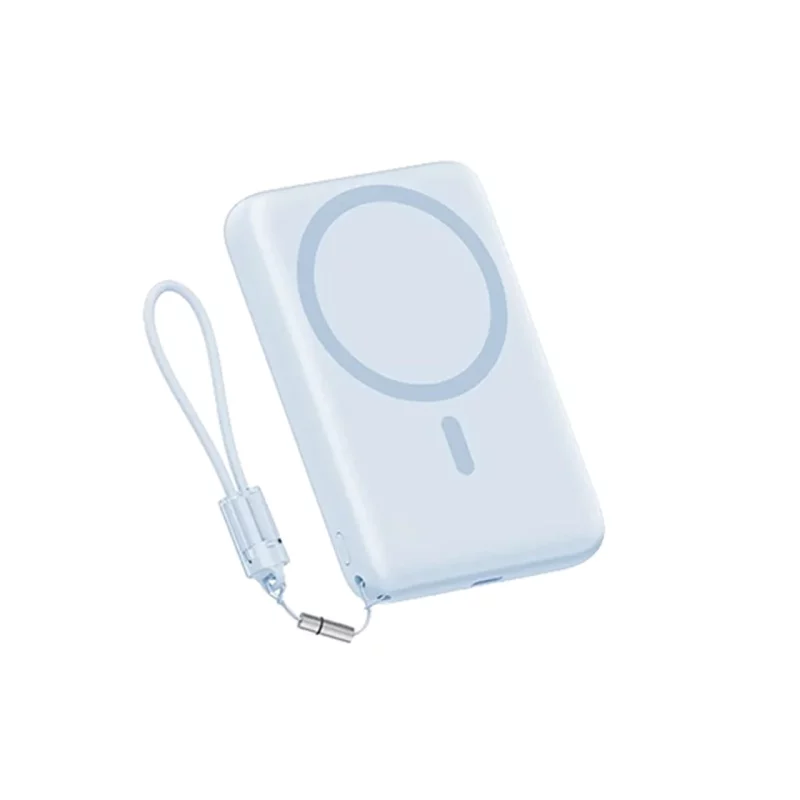 پاوربانک فست شارژ QCY 10000mAh مدل PBW10A 22.5W - آبی (گارانتی 18 ماهه شرکتی) - تصویر 2