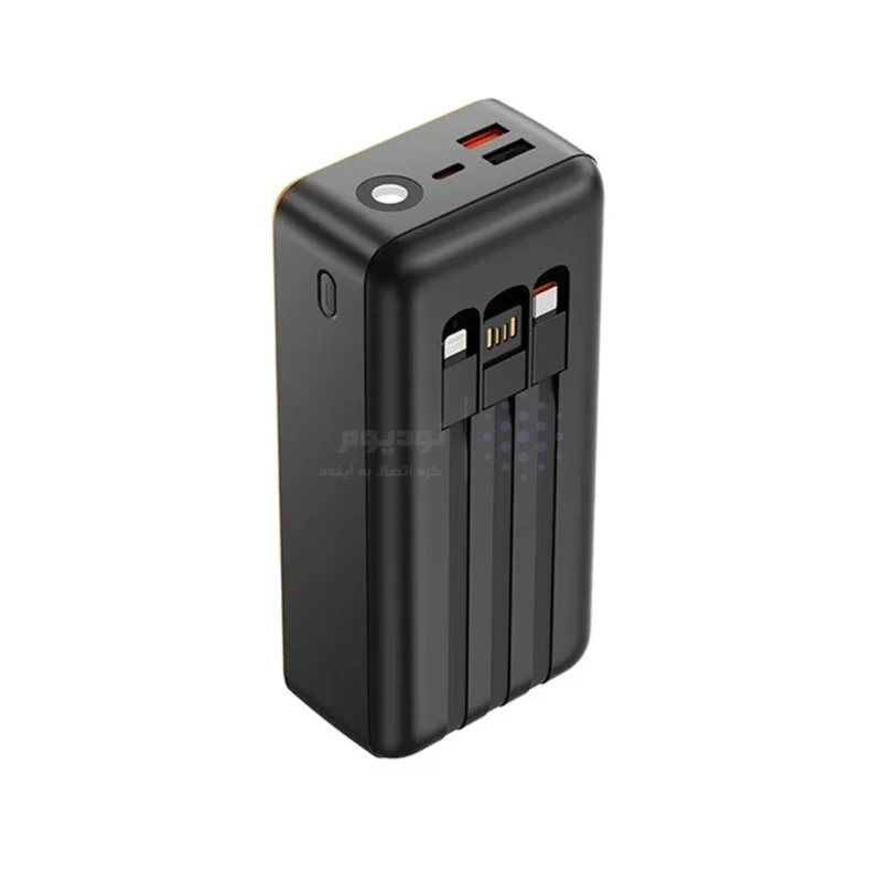 پاوربانک فست شارژ TSCO 30000mAh مدل TP 3001 22.5W - زرد مشکی - تصویر 4